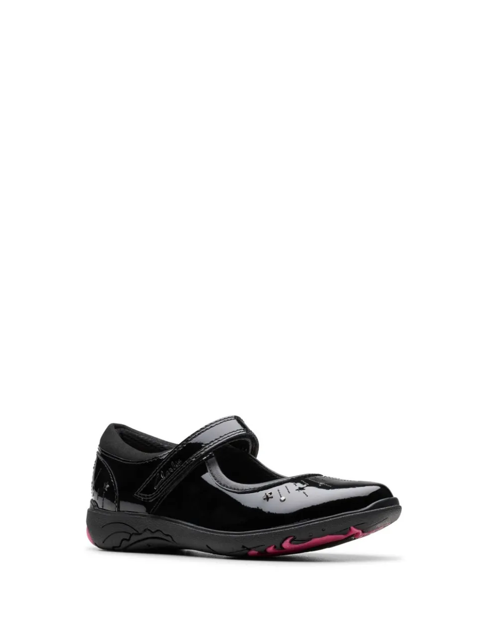 Leather Riptape School Shoes (8 Small-2½ Large)
