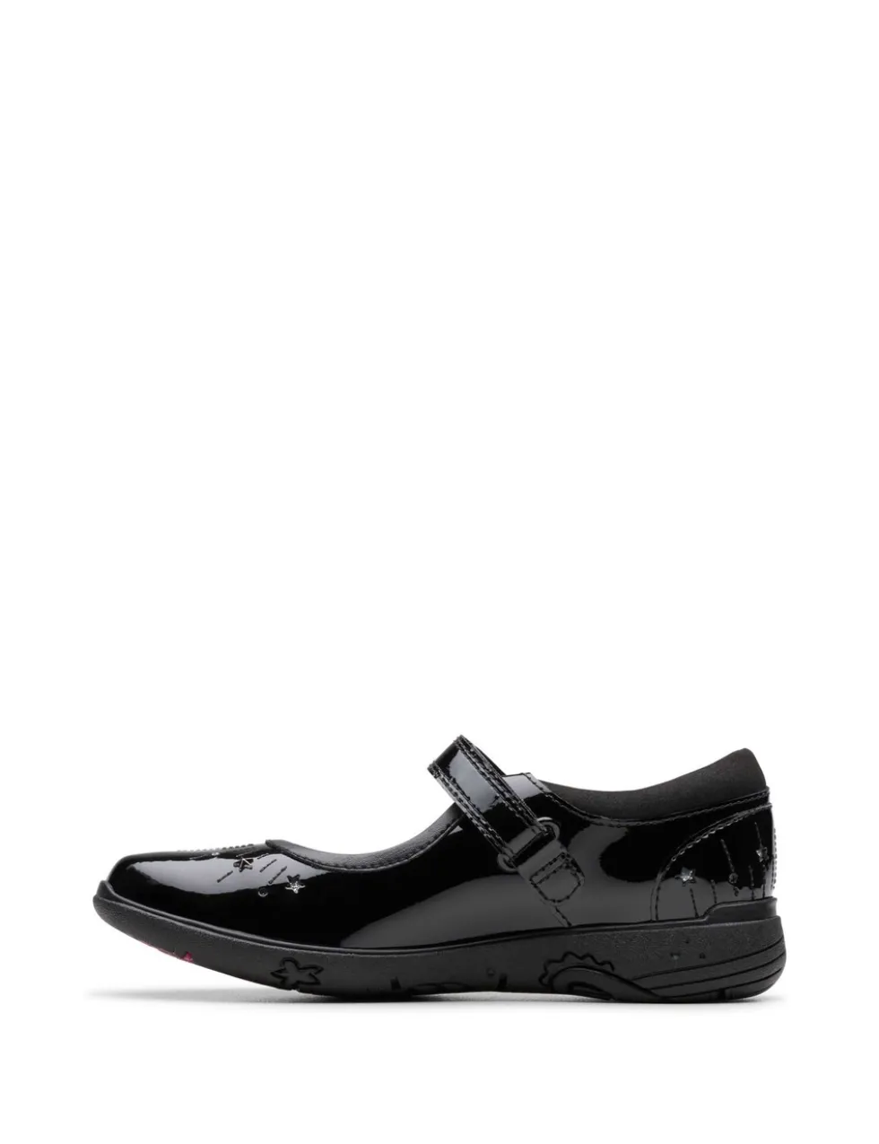 Leather Riptape School Shoes (8 Small-2½ Large)