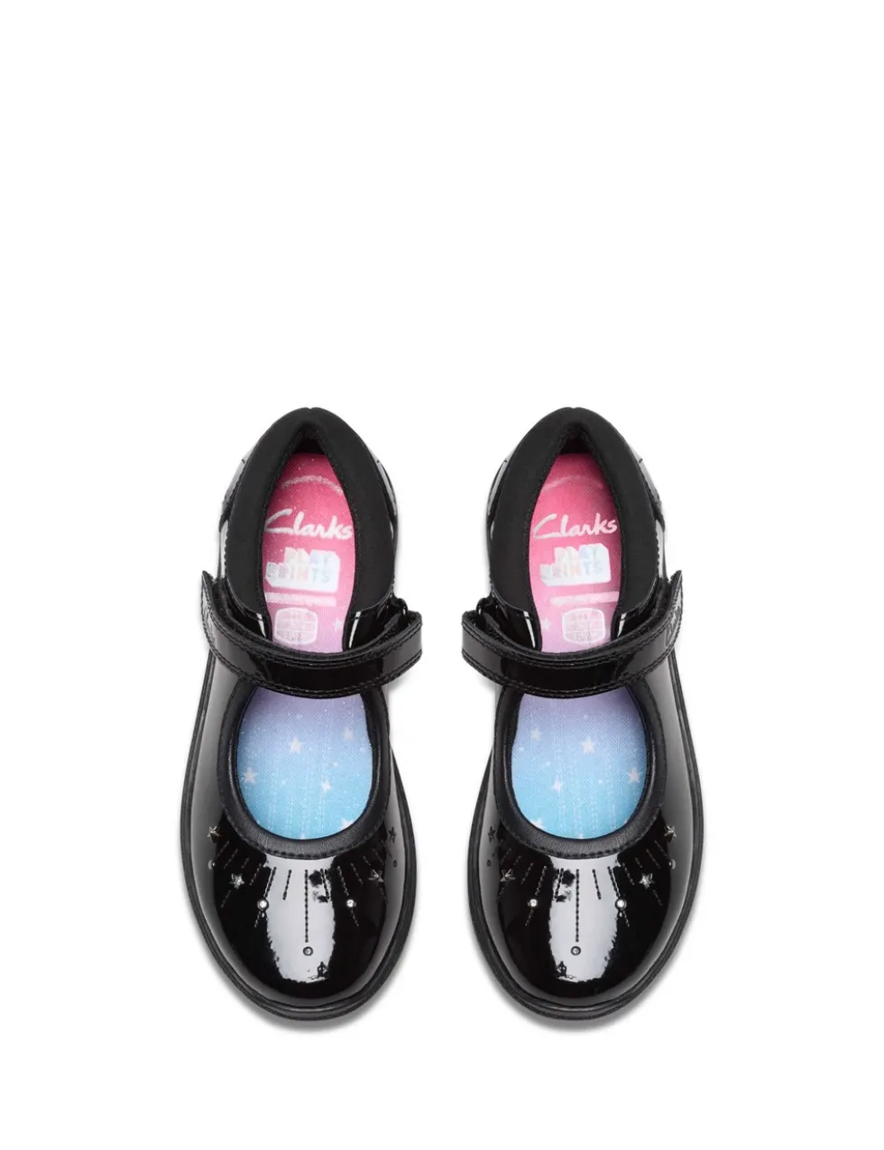 Leather Riptape School Shoes (8 Small-2½ Large)