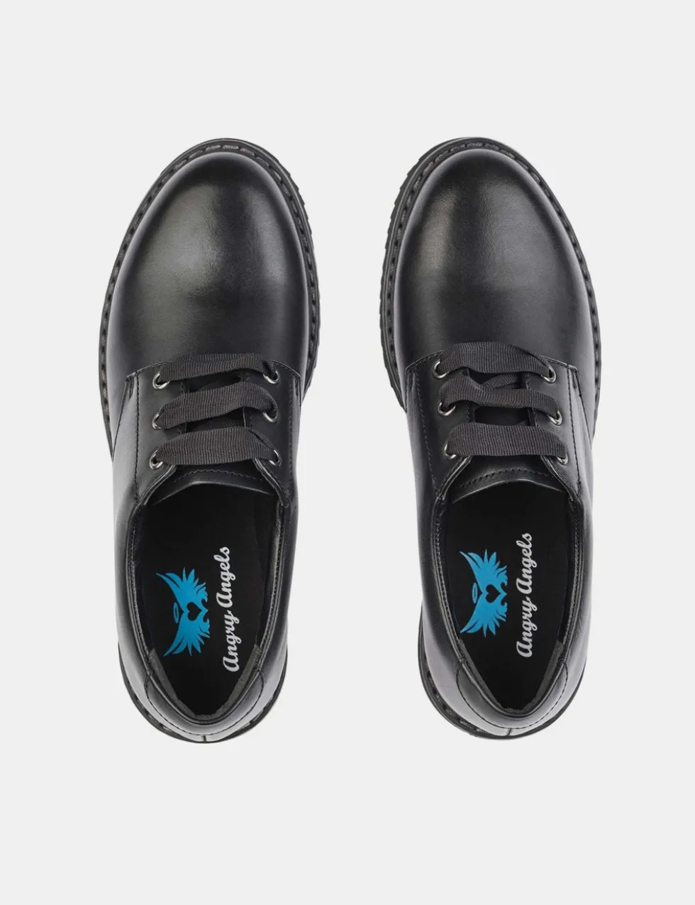 Leather School Shoes (12½ Small - 9 Large)