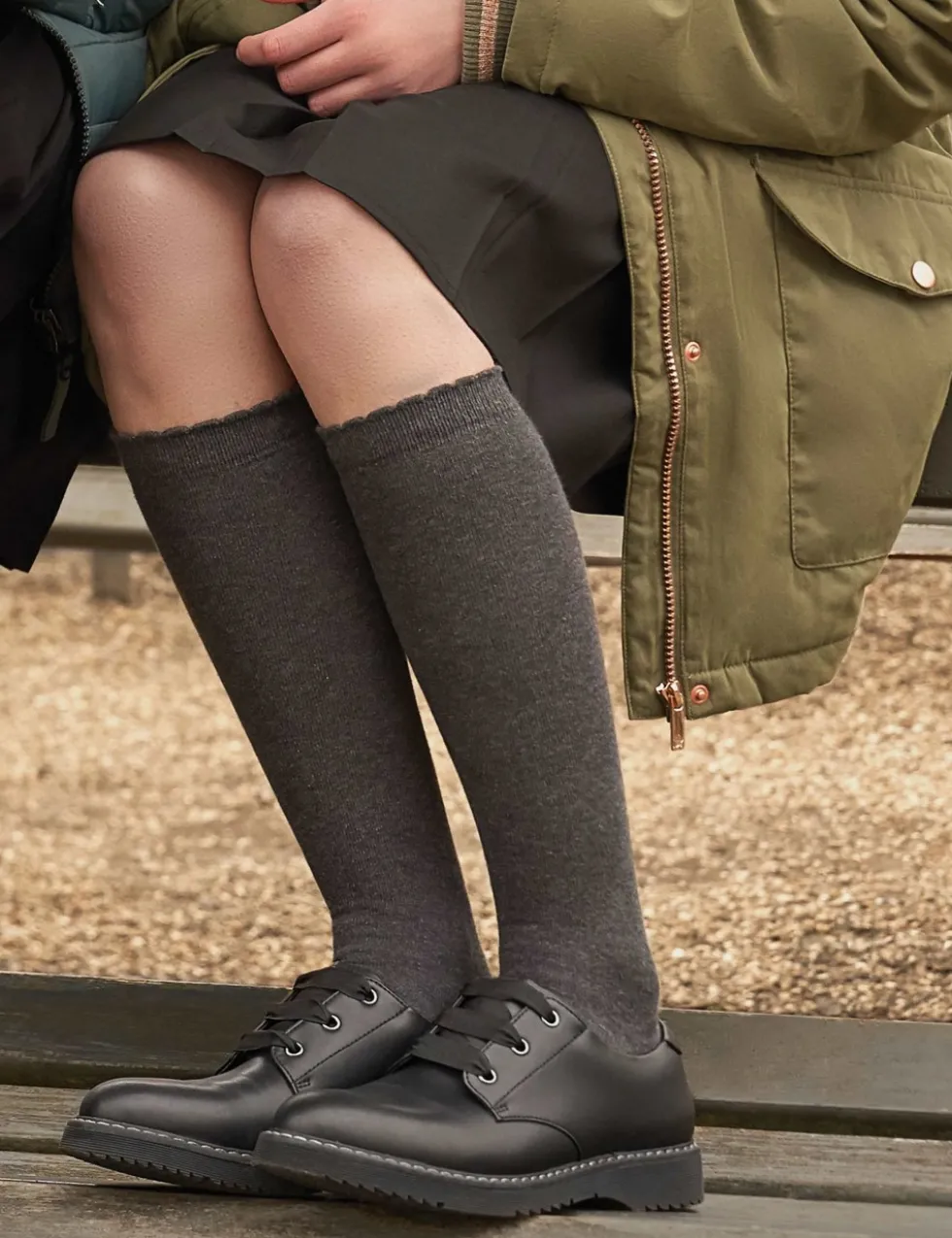 Leather School Shoes (12½ Small - 9 Large)