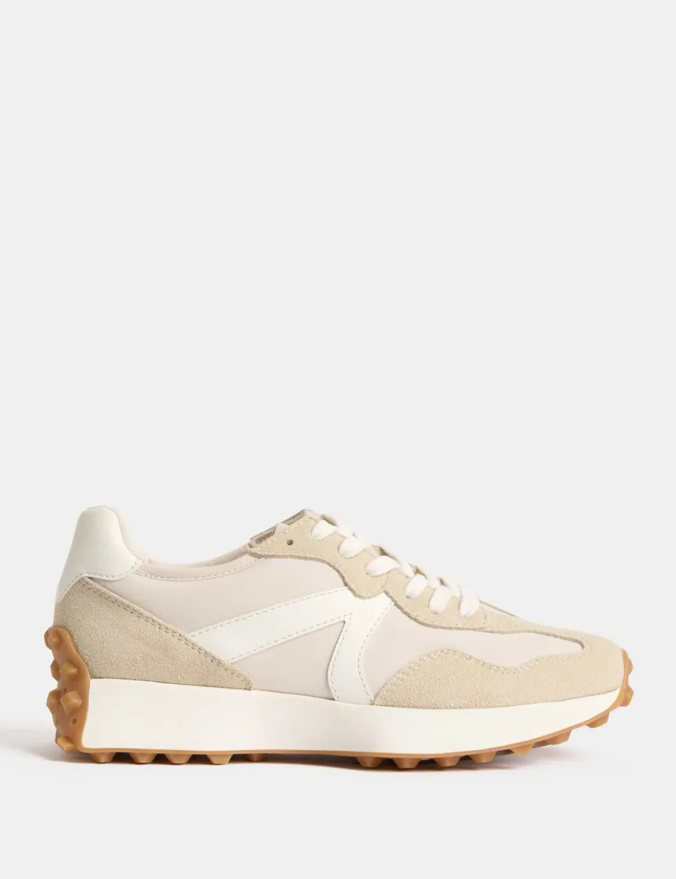 Leather Side Detail Trainers