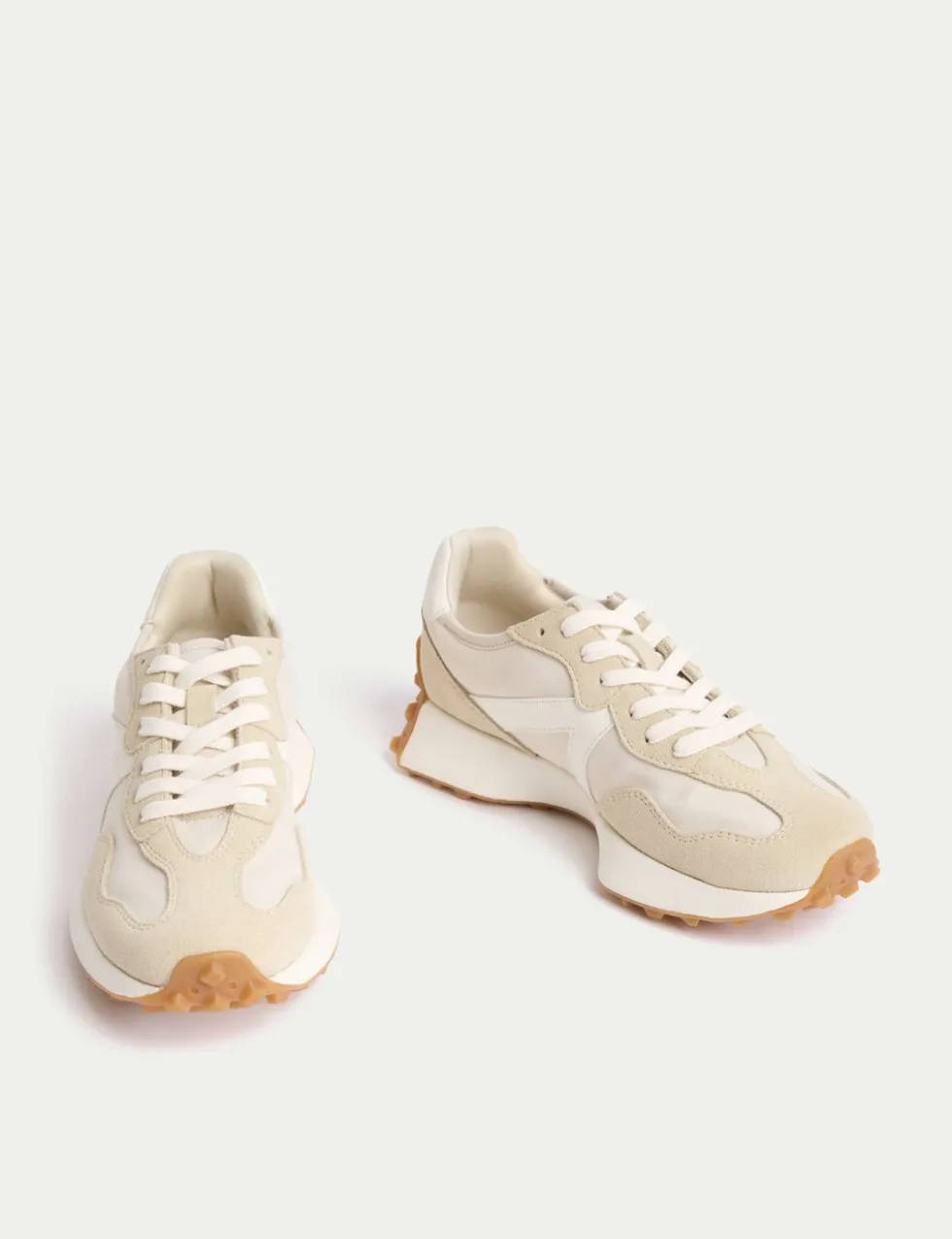 Leather Side Detail Trainers