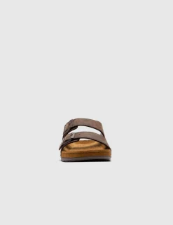 Leather Sliders
