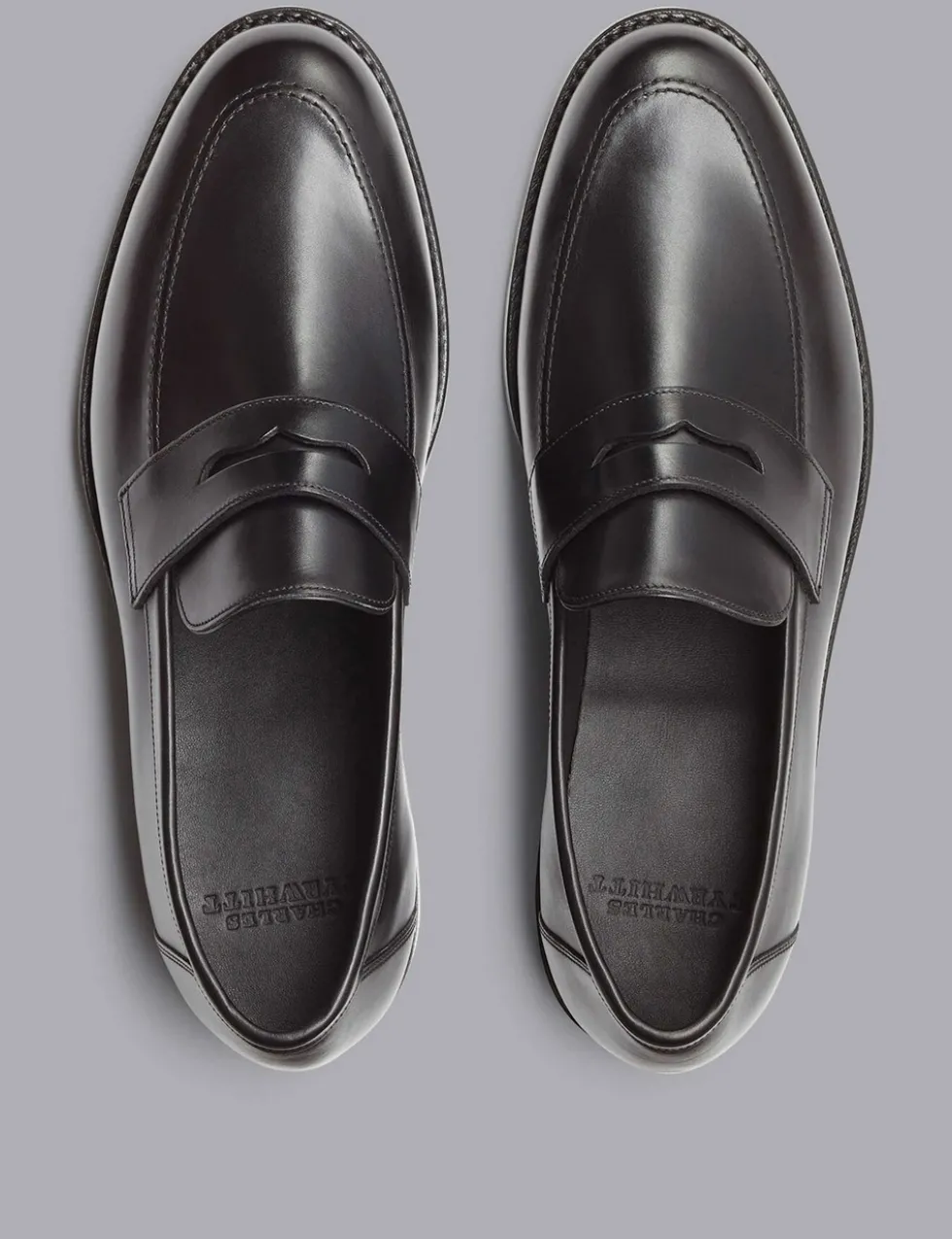 Leather Slip On Loafers