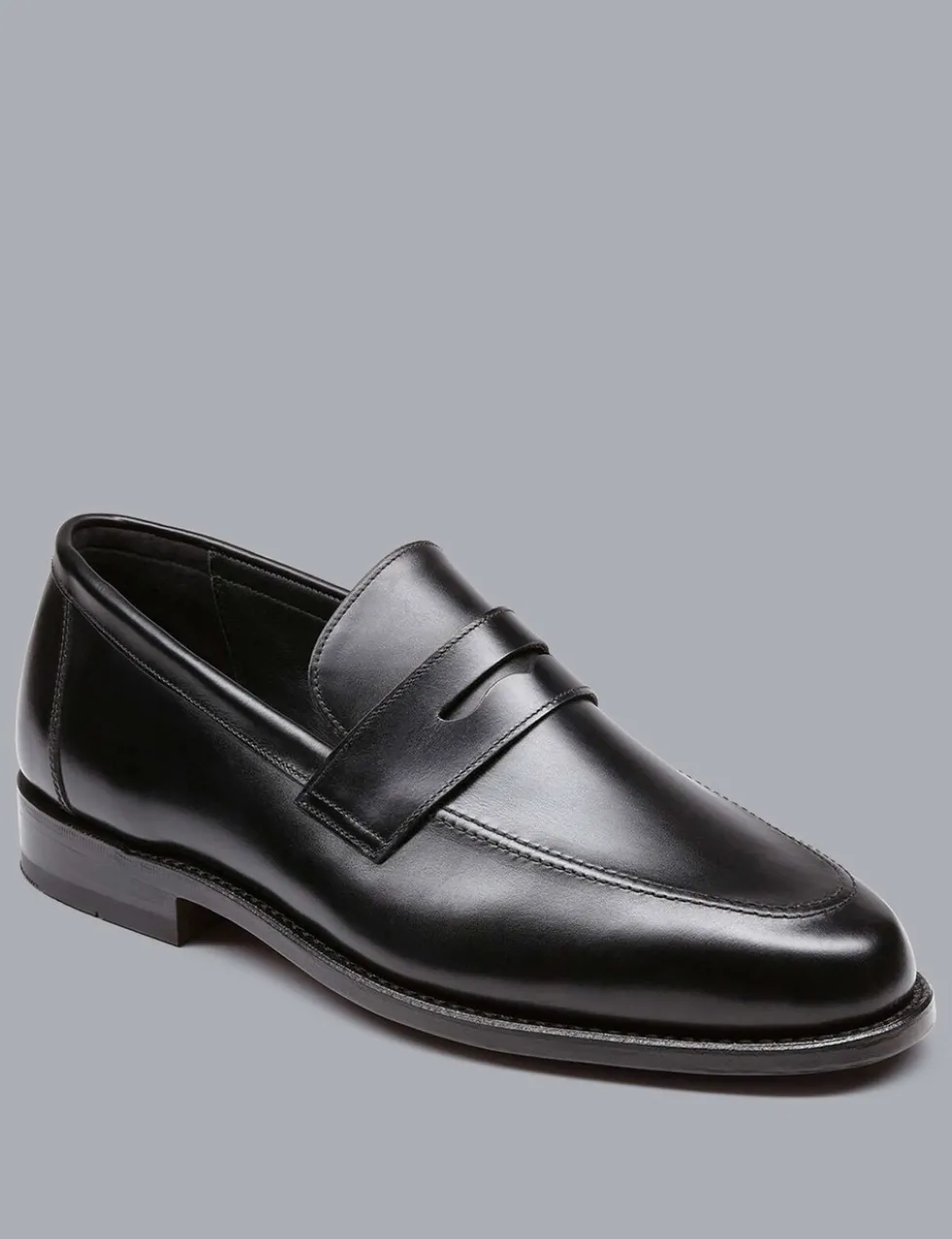 Leather Slip On Loafers