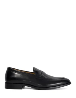 Leather Slip On Loafers