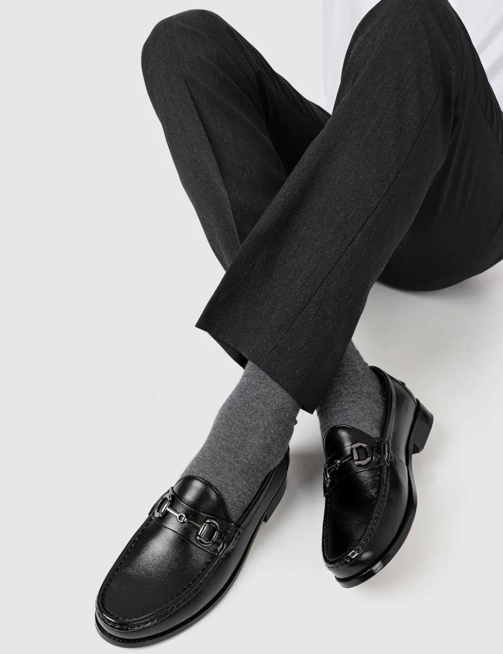 Leather Slip-On Loafers
