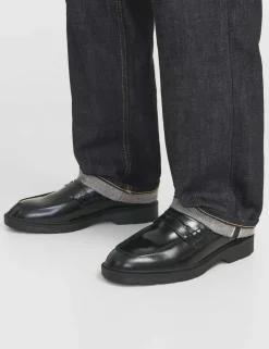 Leather Slip-On Loafers