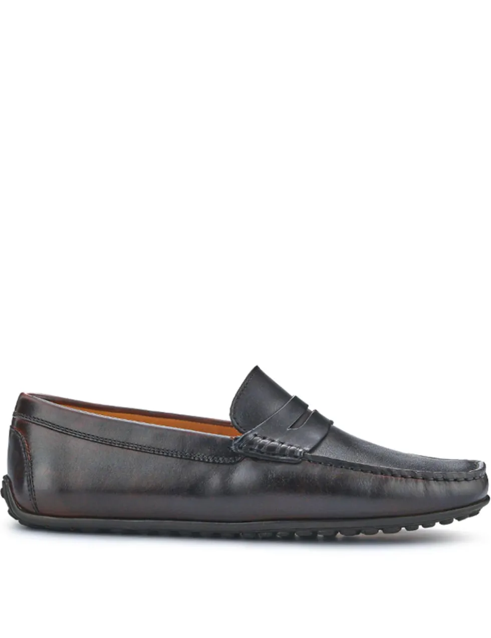 Leather Slip-On Loafers