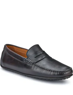Leather Slip-On Loafers
