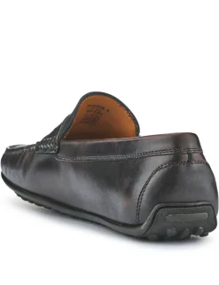 Leather Slip-On Loafers