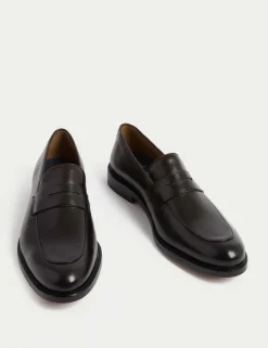 Leather Slip-on Loafers