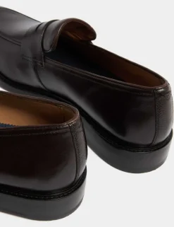 Leather Slip-on Loafers