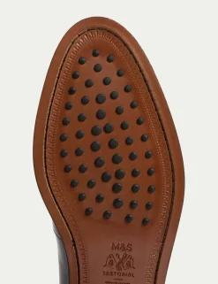 Leather Slip-on Loafers