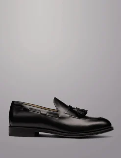 Leather Slip-On Loafers