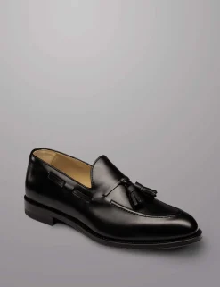 Leather Slip-On Loafers