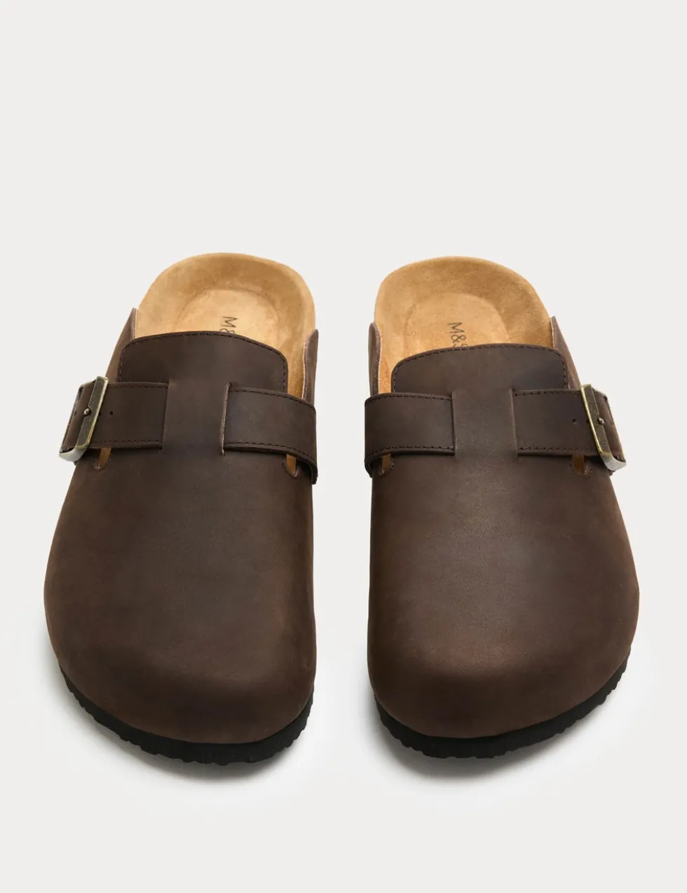 Leather Slip-On Mules