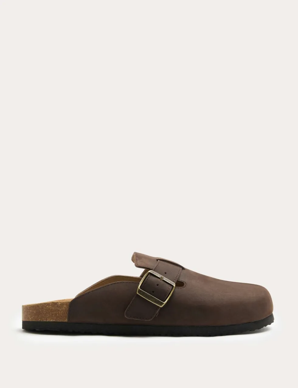 Leather Slip-On Mules