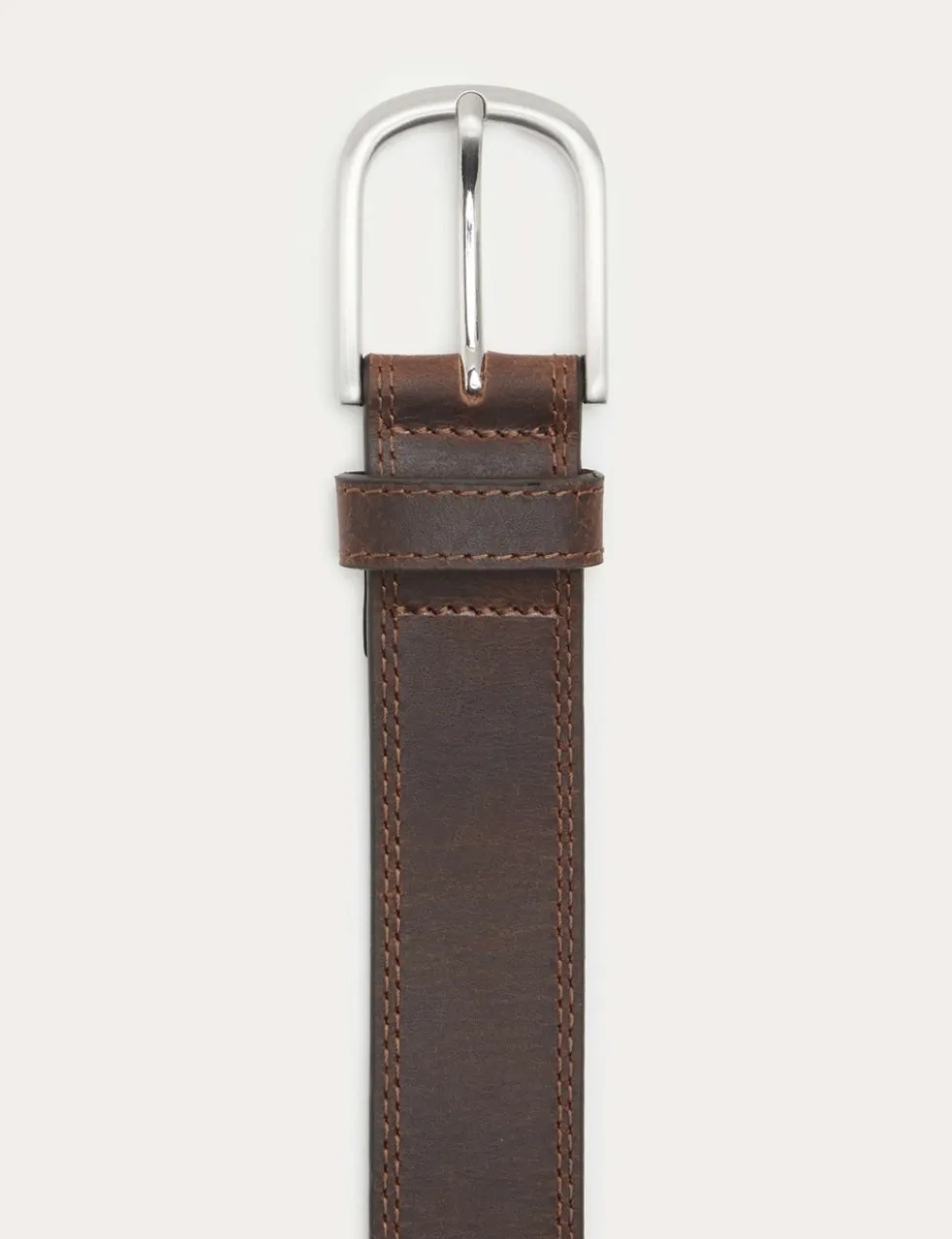 Leather Stitch Detail Belt