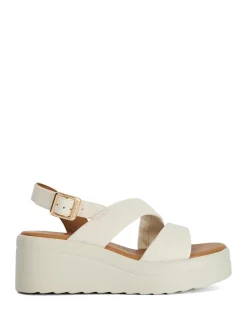 Leather Wedge Sandals