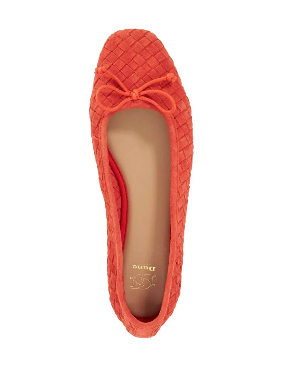 Leather Woven Flat Ballet Pumps