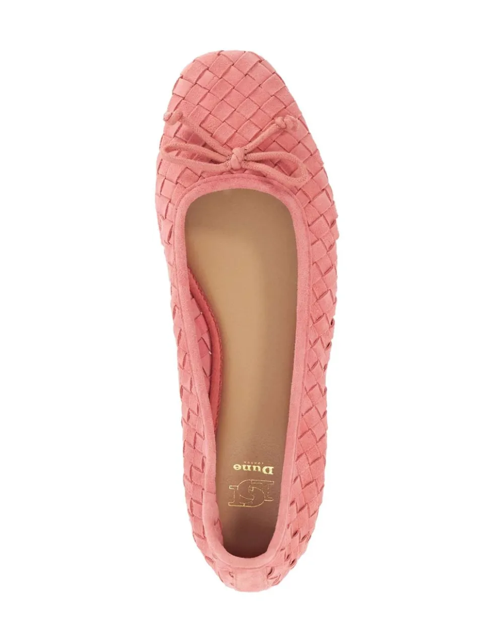Leather Woven Slip On Flat Ballet Pumps
