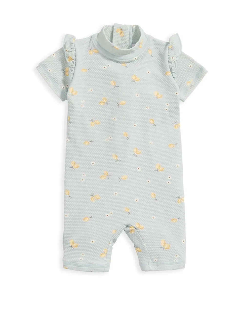 Lemon Print Textured Rashsuit (0-3 Yrs)