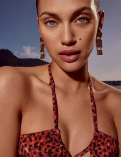 Leopard Print BIkini Top