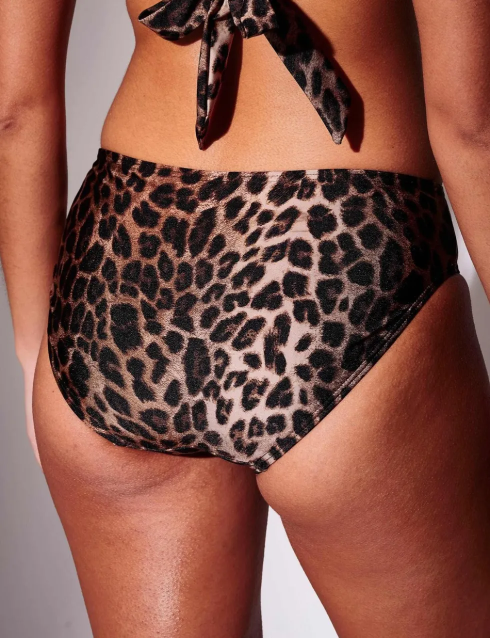 Leopard Print Hipster Bikini Bottoms