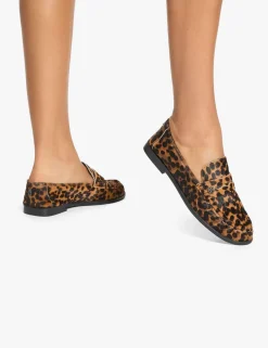 Leopard Print Loafers
