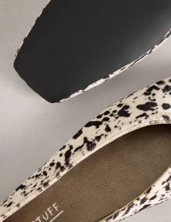 Leopard Print Slip On Flat Ballet Pumps
