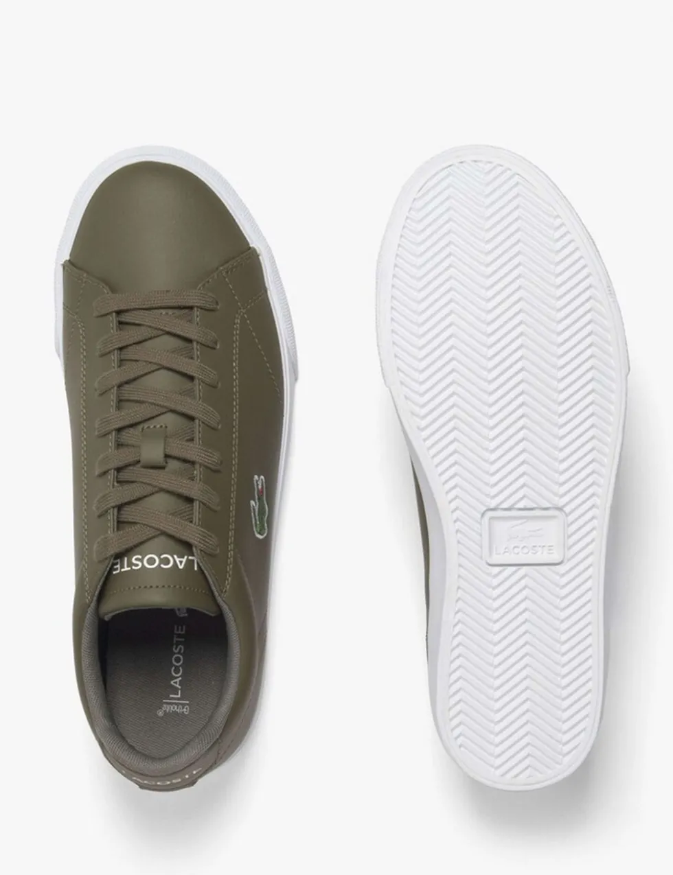 Lerond Set Leather Lace-Up Trainers