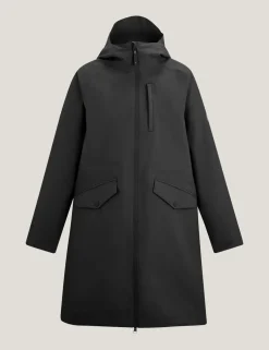 Levita Hooded Oversized Longline Raincoat