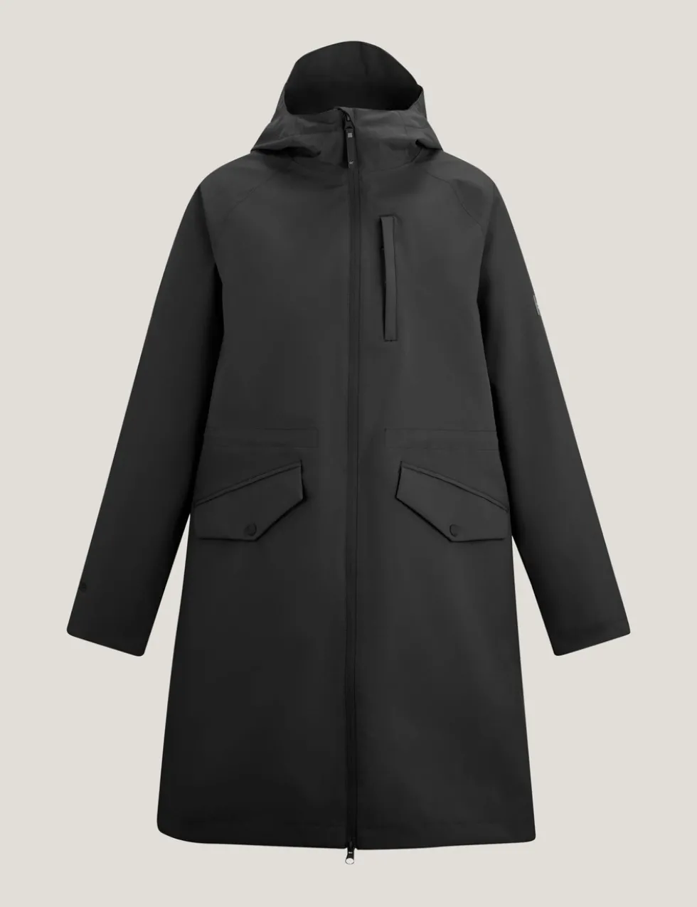 Levita Hooded Oversized Longline Raincoat