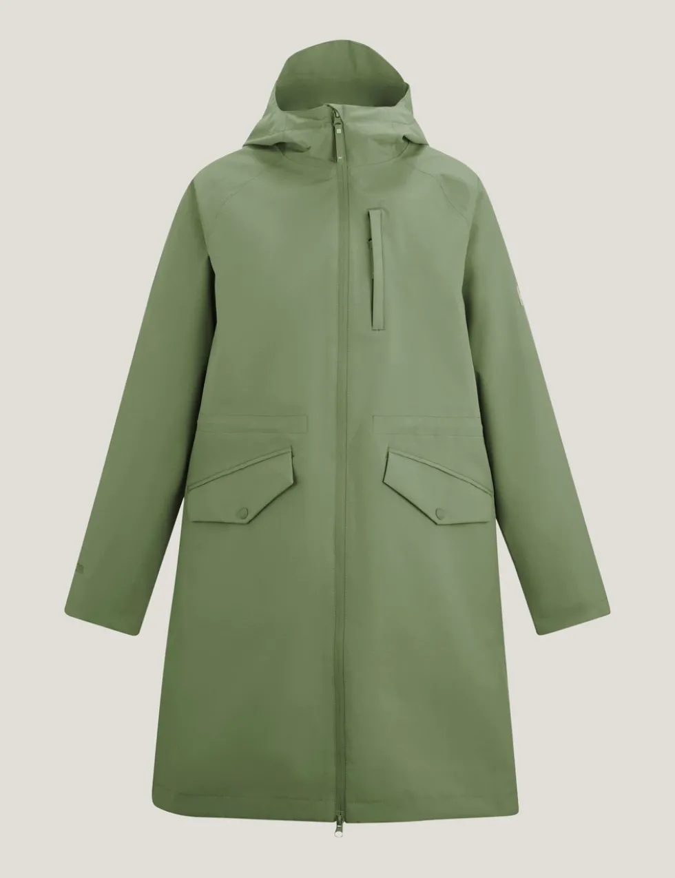 Levita Hooded Oversized Longline Raincoat