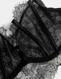 Liana Lace Wired Plunge Cami Bra (A-E)