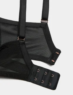 Liana Silk & Lace Wired Balcony Bra (F+)