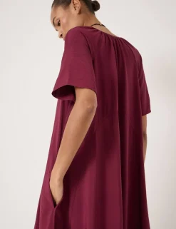 Liddie Tie Neck Midaxi Tea Dress