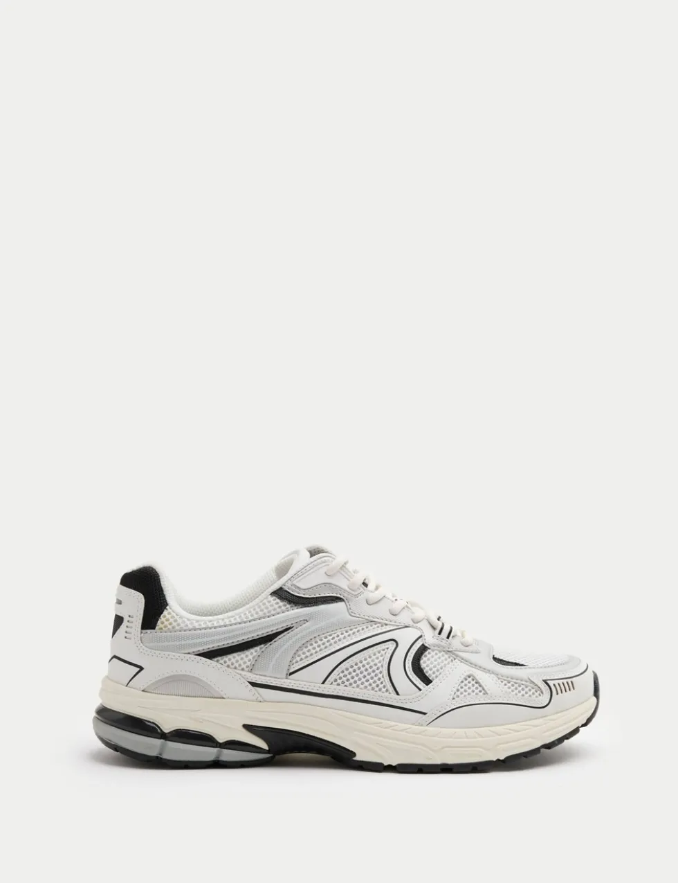 Lifestyle Mesh Mix Lace up Trainers