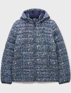 Lightweight Floral Zip Through Padded Jacket