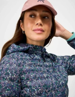 Lightweight Floral Zip Through Padded Jacket