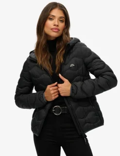 Lightweight Hooded Quilted Puffer Jacket