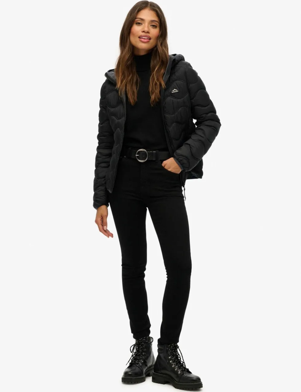 Lightweight Hooded Quilted Puffer Jacket