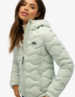 Lightweight Hooded Quilted Puffer Jacket