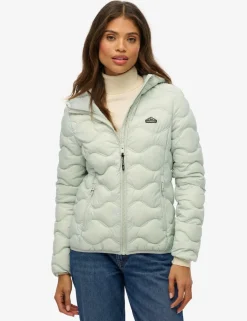 Lightweight Hooded Quilted Puffer Jacket