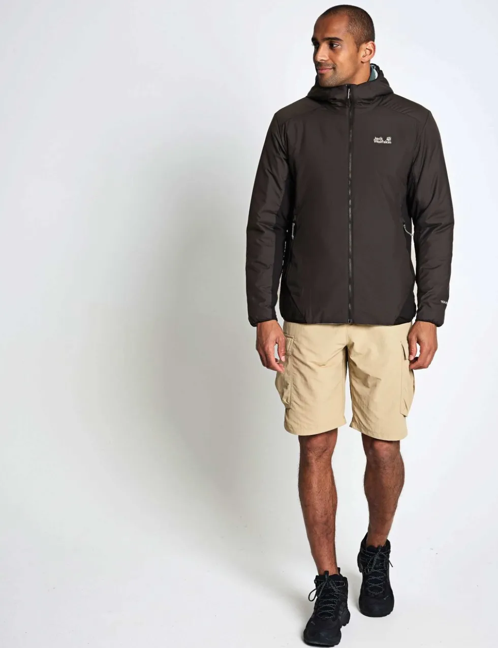 Lightweight Hybrid Hooded Trail Jacket