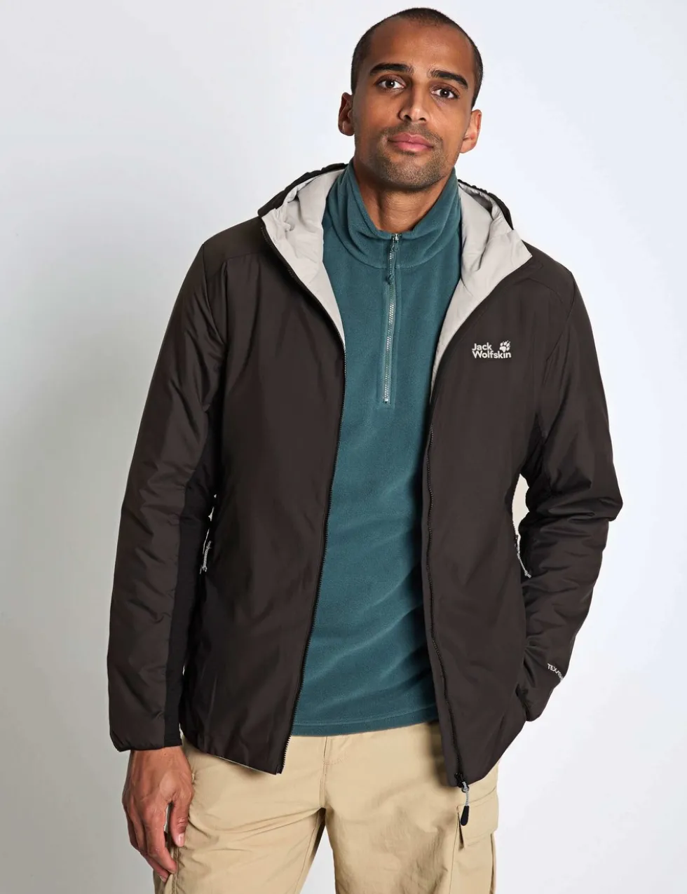 Lightweight Hybrid Hooded Trail Jacket