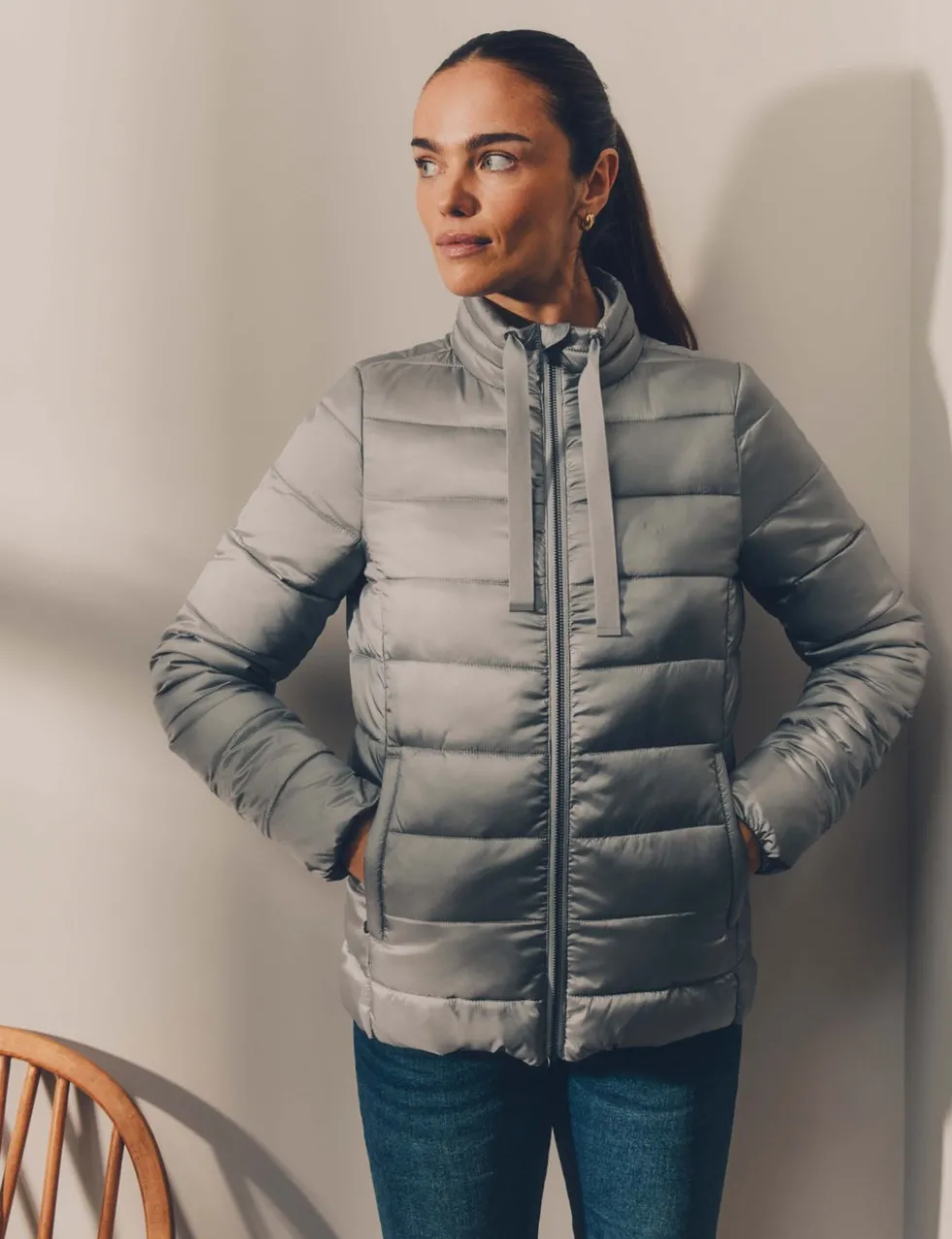 Lightweight Padded Metallic Jacket