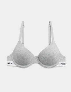 Lille Cotton Rich Wired Demi Cup Bra (A-E)